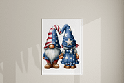 Patriotic Gnomes PNG Set, a Decorative Illustration by Pati Charm Studio (Thumbnail 7 of 8)