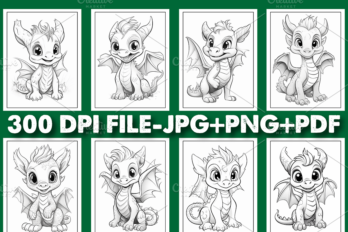 Cute Dinosaur Coloring Pages For Kid, a Brochure Template by Design Station (Photo 4 of 6)
