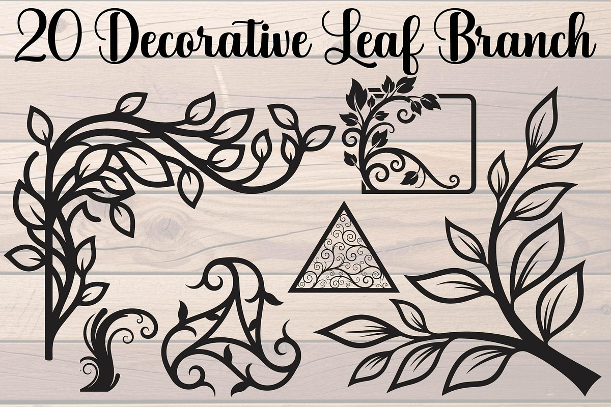 Decorative Leaf Branch Bundle, an Object Graphic by Creativeshirt (Photo 1 of 37)