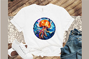 Summer Animals Stained Glass Clipart, an Illustration by Sublimation Artist (Thumbnail 4 of 6)
