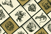 Native American Art Icon Set, a Person Illustration by Creative Stall (Thumbnail 5 of 9)