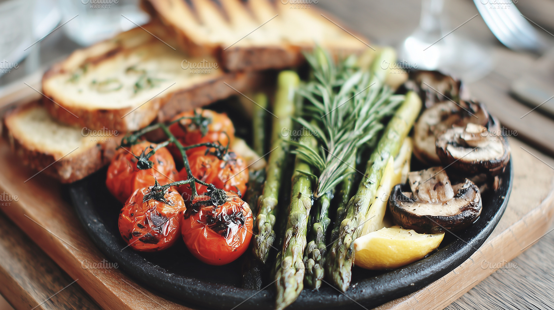 Grilled vegetables with asparagus, a Food & Drink Photo by MistyDay