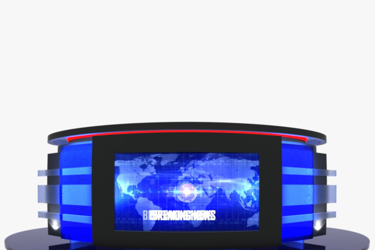 TV Studio News Desk 12, an Architecture 3D Model by akerStudio (Photo 25 of 28)