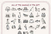Lake Life Clipart, Summer Doodles, an Object Illustration by The October Creative (Thumbnail 5 of 7)