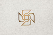 Geometric Floral Monoline Logo, a Branding & Logo Template by Luxury Logos (Thumbnail 4 of 4)
