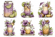 Whimsical Summer Tropical Drink Clip, an Illustration by Daily.Designs (Thumbnail 5 of 7)