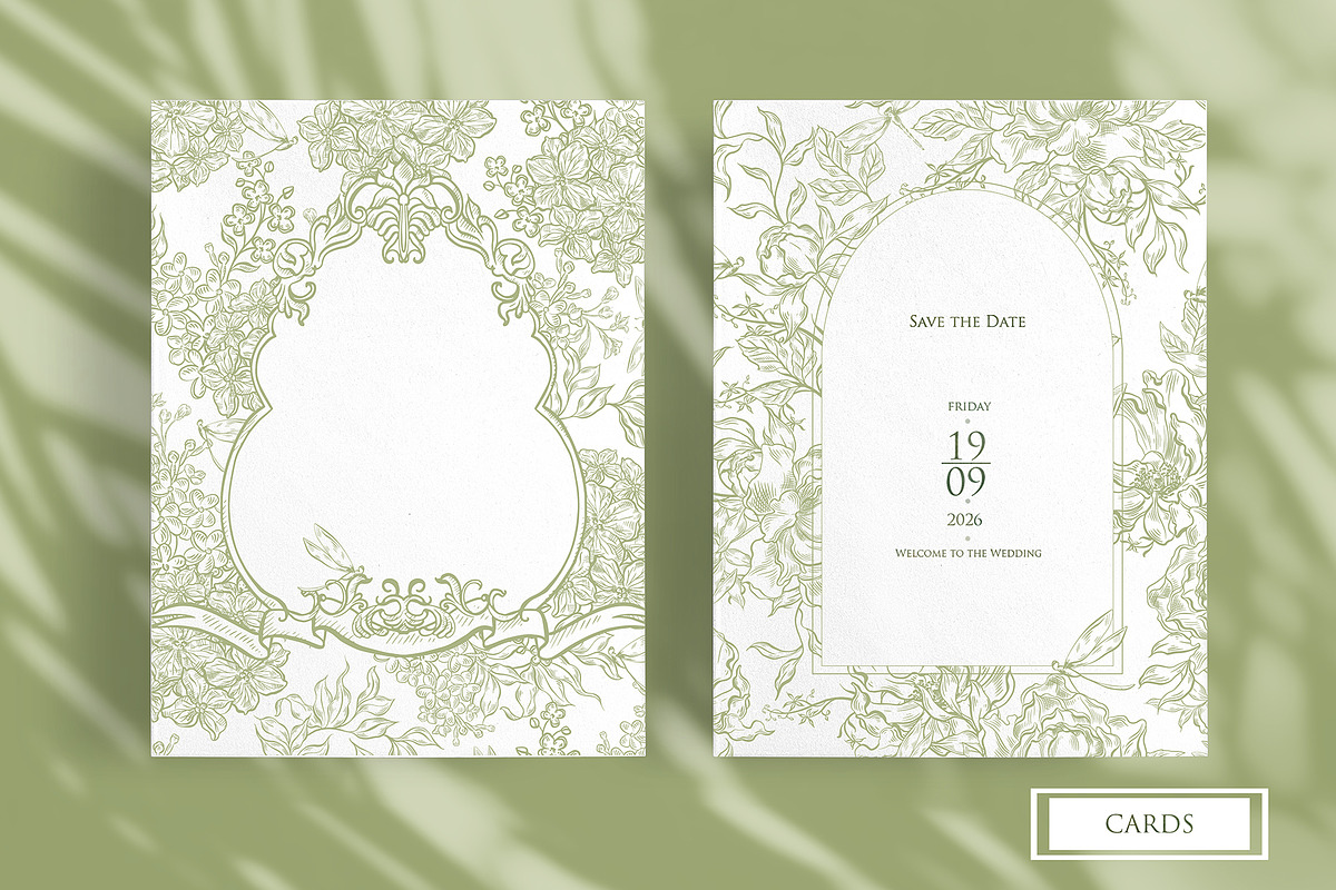 Graphic Pink&Green Wedding 2, an Object Graphic by Knopazyzy (Photo 3 of 14)