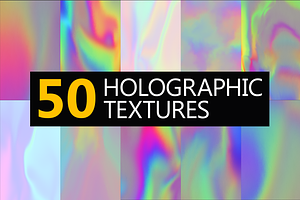 50 Holographic Textures