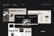 30 Page Prewritten Brand Guidelines, a Presentation Template by Amaré Creative (Thumbnail 1 of 8)