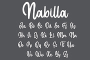Nabilla, a Script Font by AleraStudio (Thumbnail 6 of 6)