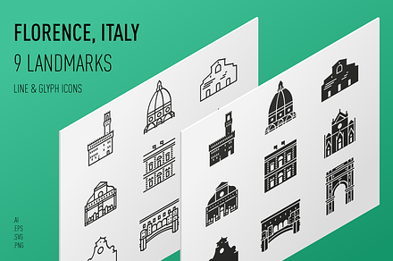 Landmarks of Italy - Florence