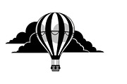 Hot Air Balloon Sky Bundle, an Illustration by yasushie (Thumbnail 8 of 31)