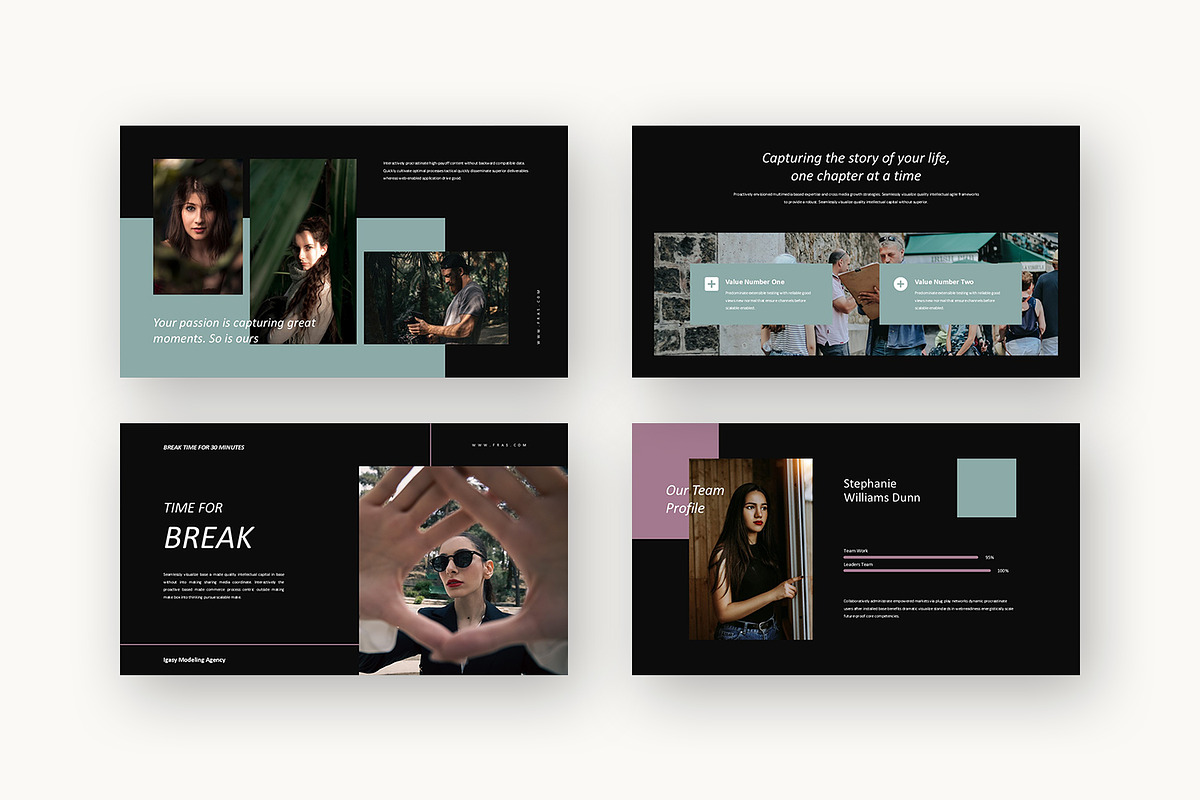 Fras : Modeling Agency Google Slides, a Presentation Template by Punkl Camp (Photo 12 of 16)