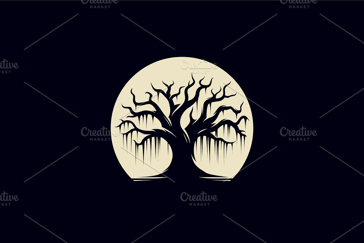 silhouette dead tree icon logo, a Branding & Logo Template by Blazybone (Photo 1 of 2)