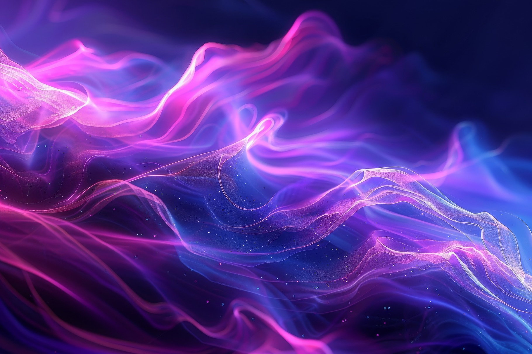 An ethereal display of flowing color, a Photo by Tanuart