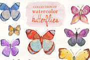 Watercolor Butterflies, a Graphic by Angie Makes (Thumbnail 1 of 2)