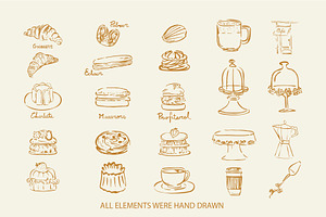 French Coffee Shop Clipart