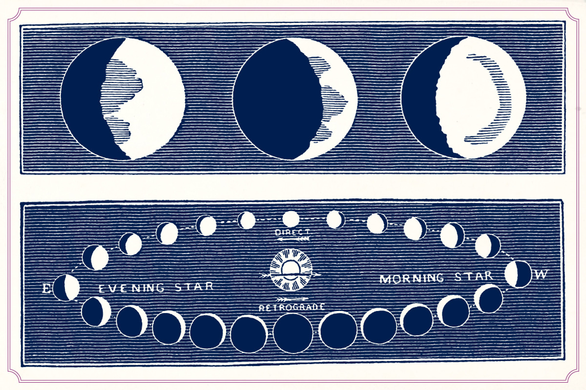 Vintage Space vector illustrations, an Education Illustration by Mr Vintage (Photo 5 of 13)