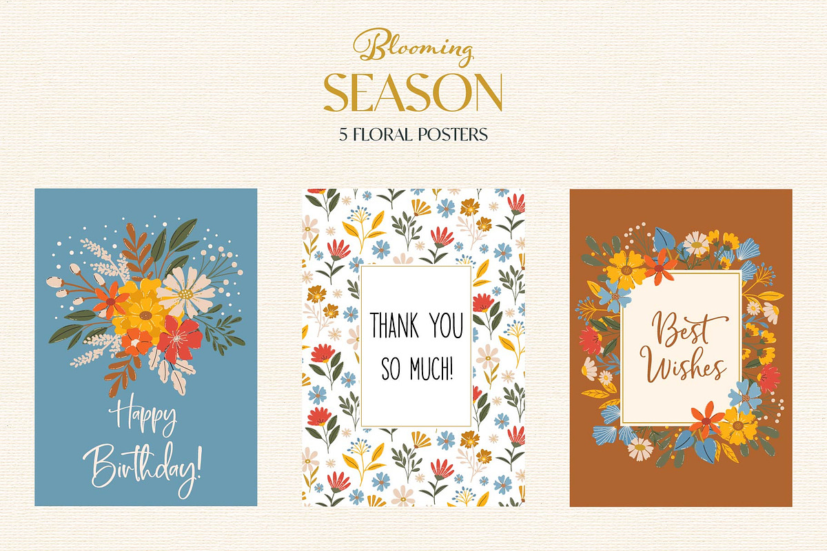 Blooming Season. Flowers & Patterns, a Decorative Illustration by EltaMaxArt (Photo 8 of 14)