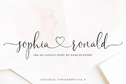 Sophia Ronald // Lovely Script Font, a Script Font by PeachCreme (Thumbnail 22 of 22)
