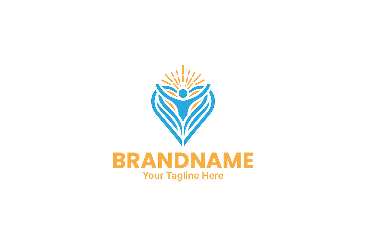 Wellness & Growth Logo Template