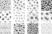 Hand Drawn Black White Doodle Patter, a Pattern Graphic by Wow Magic (Thumbnail 3 of 3)