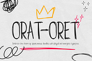 Orat-oret / Handwriting Font, a Handwritten Font by ghozai studio (Thumbnail 1 of 5)