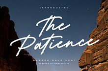 The patience Modern Bold Font