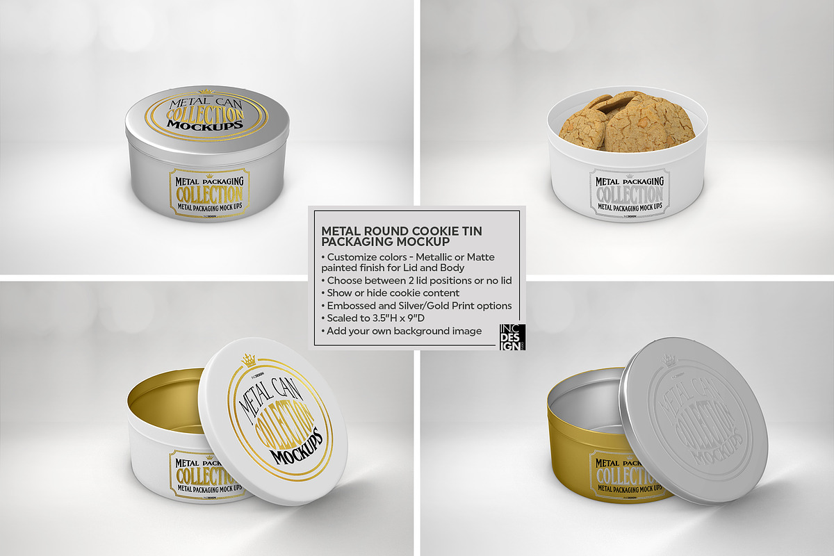 Vol4. Metal Can Mockup Collection, a Packaging Mockup by INCDesign (Photo 16 of 21)