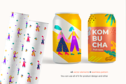 Female characters (drawn flat style), an Object Graphic by PixelAesthetic (Thumbnail 5 of 6)