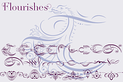 Scrolls and Flourishes, a Symbol Font by Wiescher Design (Thumbnail 1 of 6)