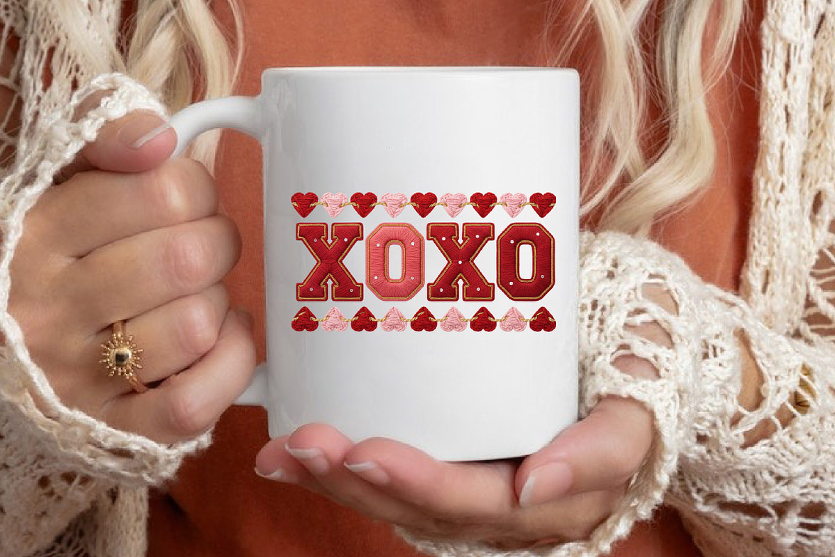 XOXO Yarn Png, Valentine's Day Png, an Illustration by Designking (Photo 6 of 6)