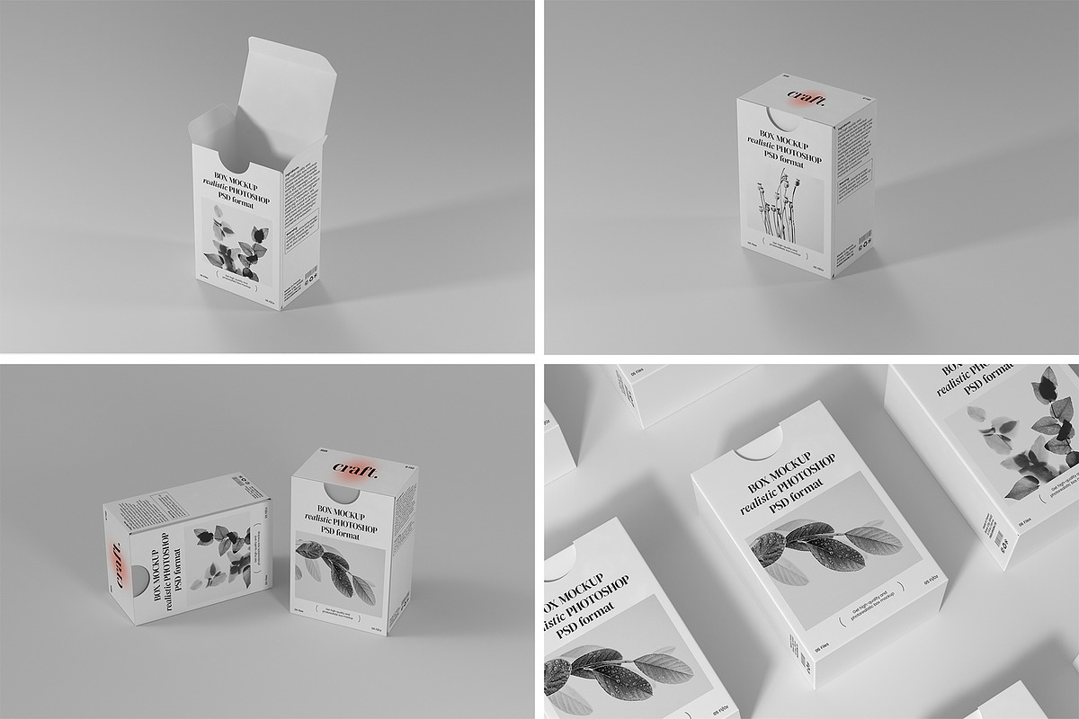 Box Packaging Mockup, a Packaging Mockup by Pixel_Vision_Store (Photo 1 of 5)