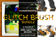 Glitch Brush Bundle, a Brush Add-On by Big Blond Bear (Thumbnail 1 of 9)