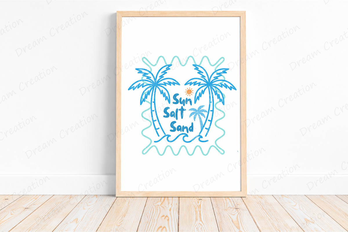 Summer Sun Salt Sand Hand Drawn PNG, an Illustration by Dream Creation (Photo 3 of 7)