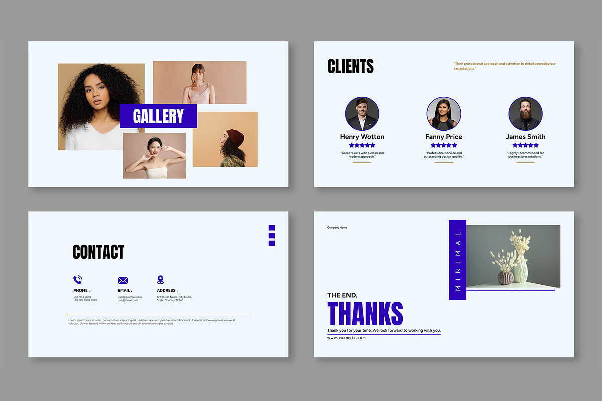 Minimal Business Portfolio, a Presentation Template by Mighty-Slide (Photo 6 of 6)