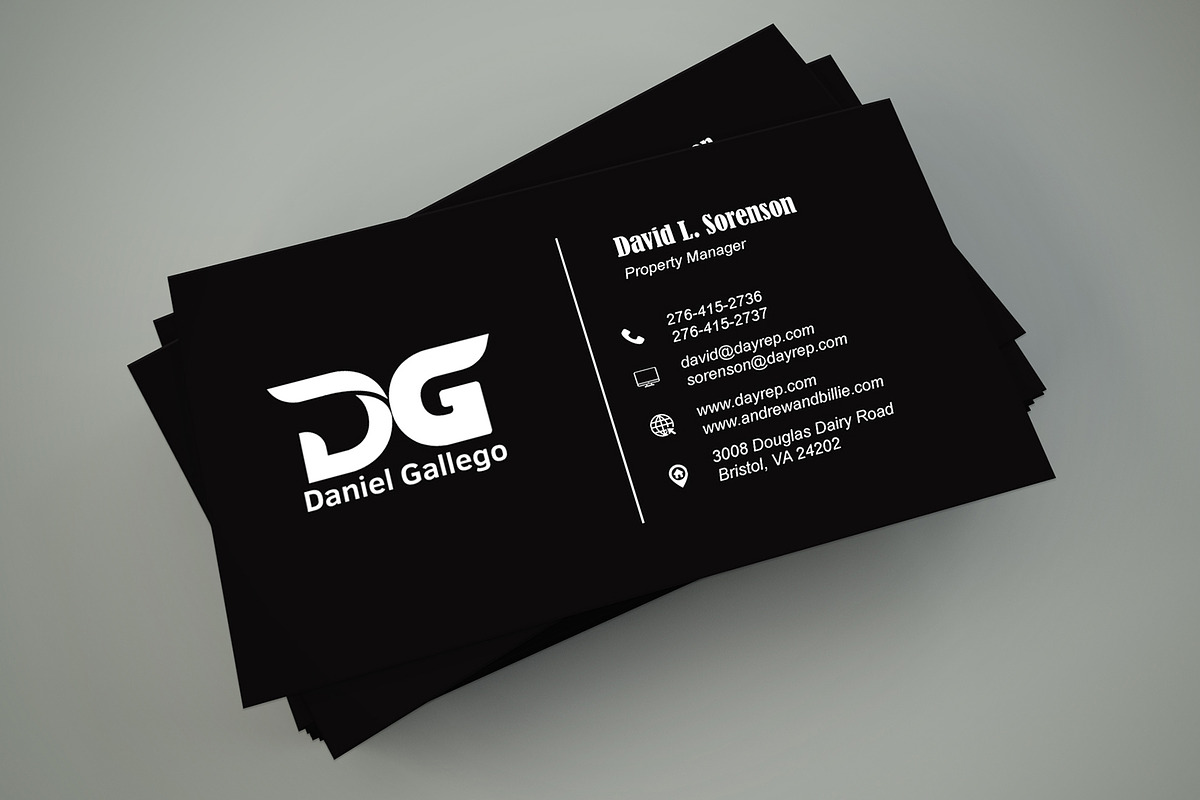 Business Card template preview 3