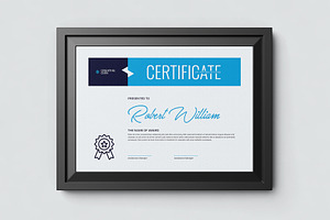 Minimal Certificate Template, a Stationery Template by HiveArts