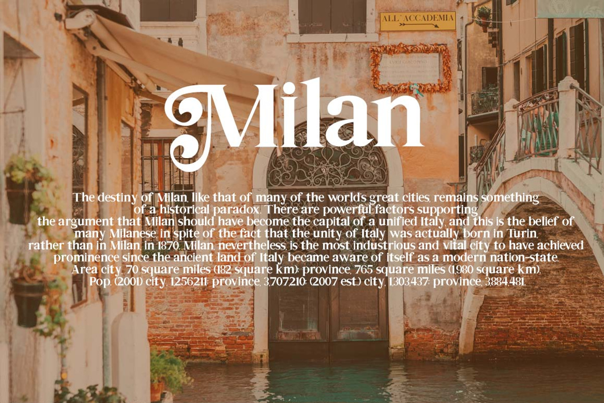 Matterazi, a Serif Font by Zaenal Studio (Photo 2 of 12)