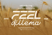 Feel Dillema – Vacation Font Duo