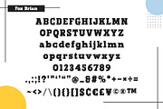 Fox Brian & Fox Brian Scratch font, a Slab Serif Font by Fox7 By Rattana (Thumbnail 7 of 11)
