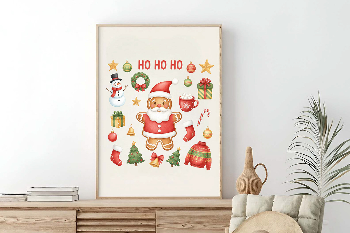 Christmas Doodles Heart Cute PNG, an Illustration by SinaCreation (Photo 3 of 6)