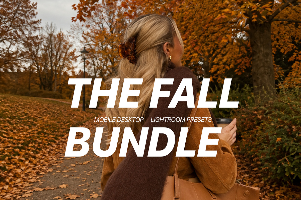 Fall Lightroom Presets Bundle, a Preset Add-On by Victoria Bee Presets (Photo 1 of 17)