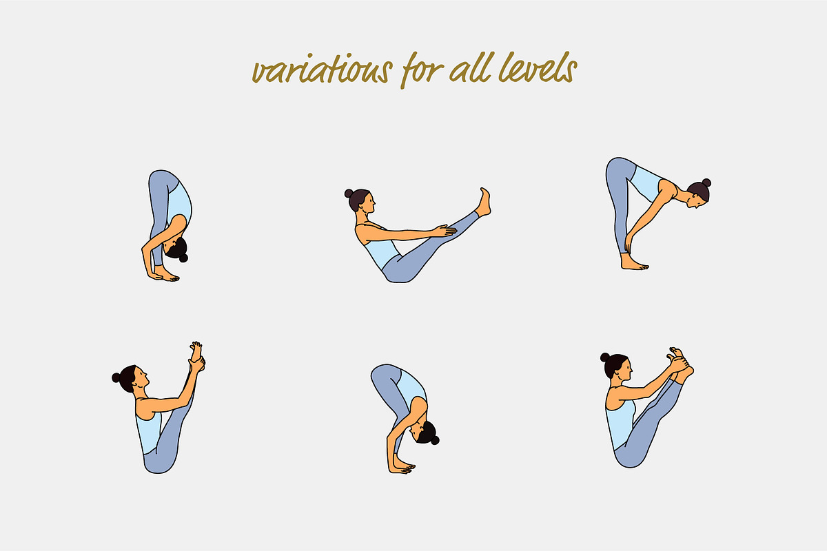 185 Yoga Poses, an Illustration by pkahraman (Photo 4 of 6)