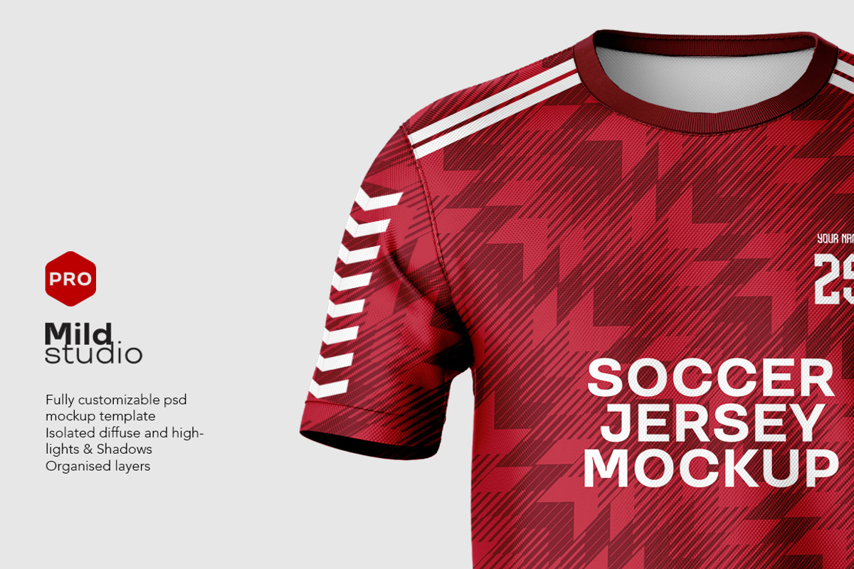 Soccer Jersey kit Mockup, an Apparel Mockup by Mildstudio (Photo 5 of 6)