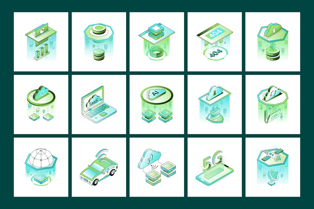 Future Tech and Innovation Bundle, a Technology Illustration by Prosymbols (Photo 6 of 8)