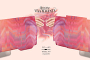 Viva Magenta Textured Collection, a Texture Graphic by Julia Dreams (Thumbnail 2 of 10)