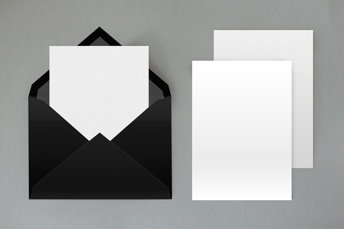 Fully layered envelope mock up, a Print Template by Marie Smth (Photo 3 of 4)