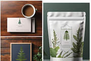 Christmas tree, Boho Christmas tree, an Illustration by Usis (Thumbnail 5 of 6)