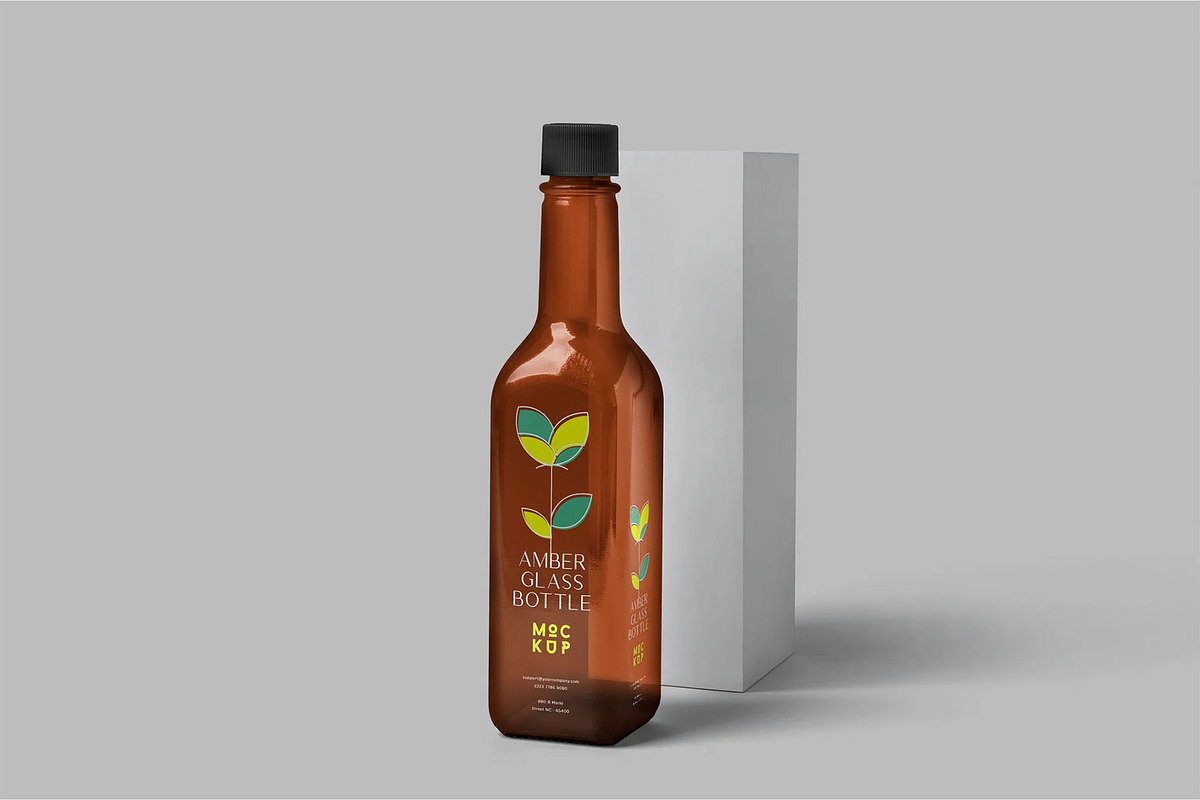 Amber Olive Oil Bottle Mockups, a Product Mockup by megostudi0 (Photo 4 of 7)